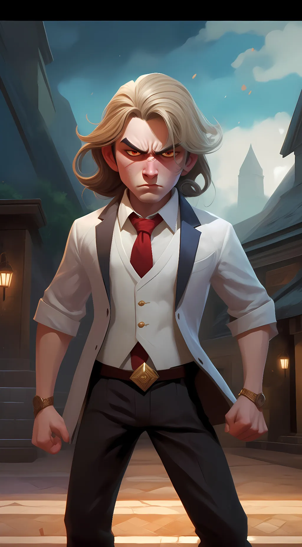 ai character: anger issues background