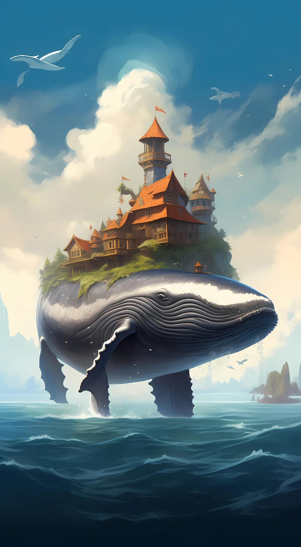 ai character: whalewood background