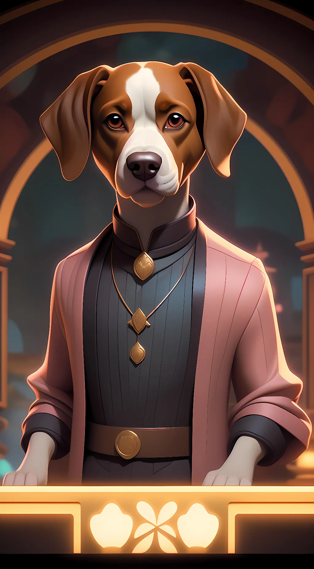 ai character: hunter background