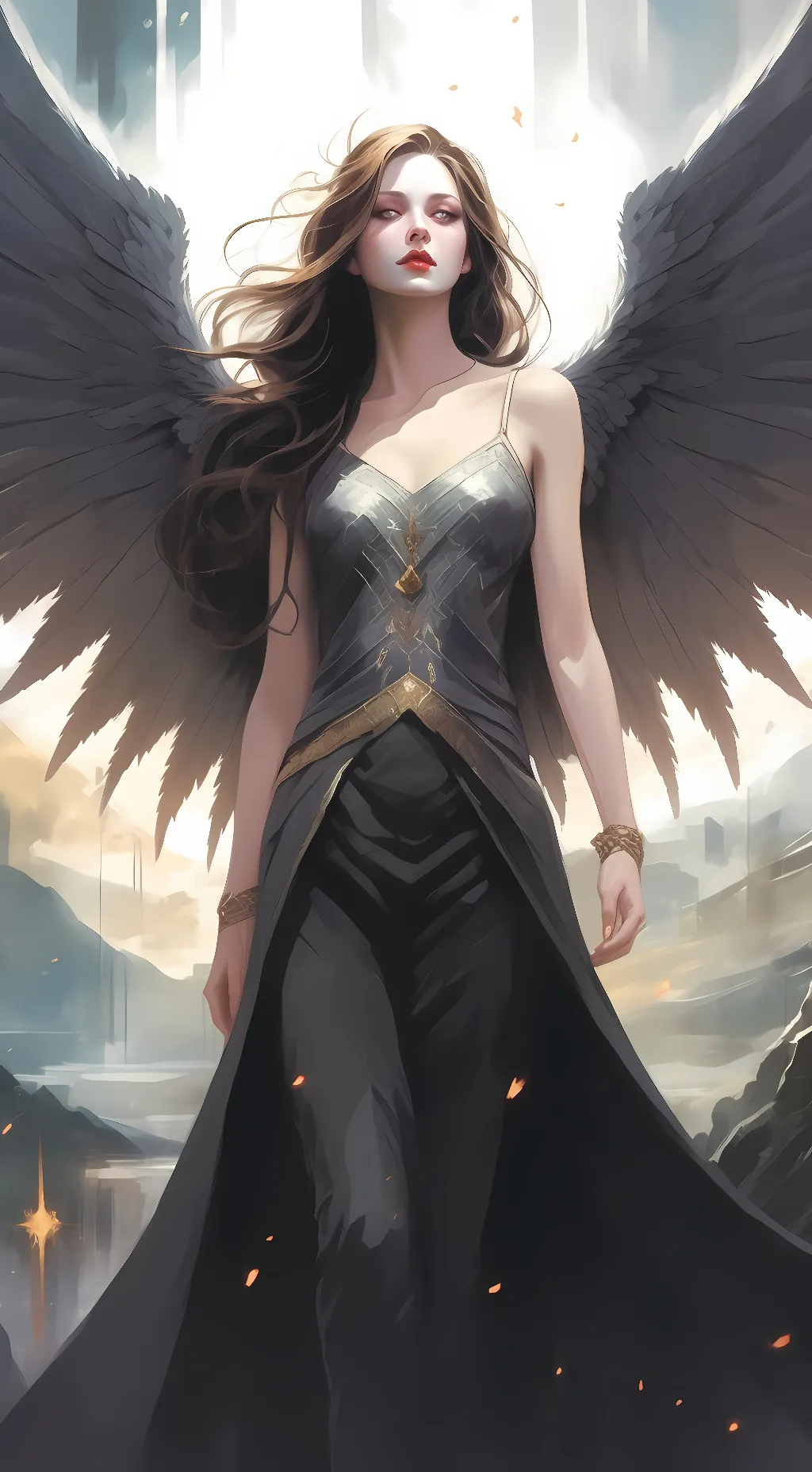 ai character: Luna background