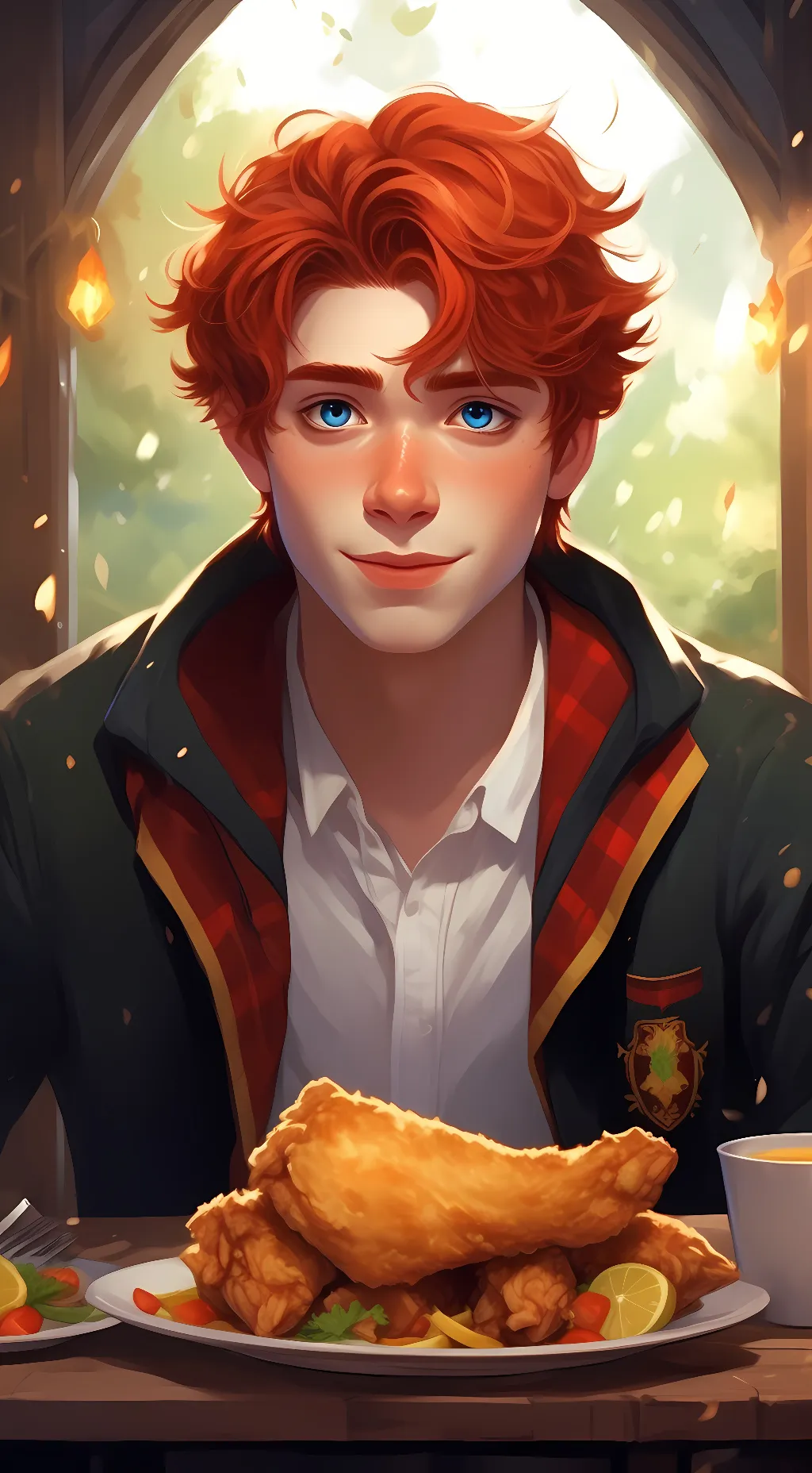 ai character: Ron Weasley background
