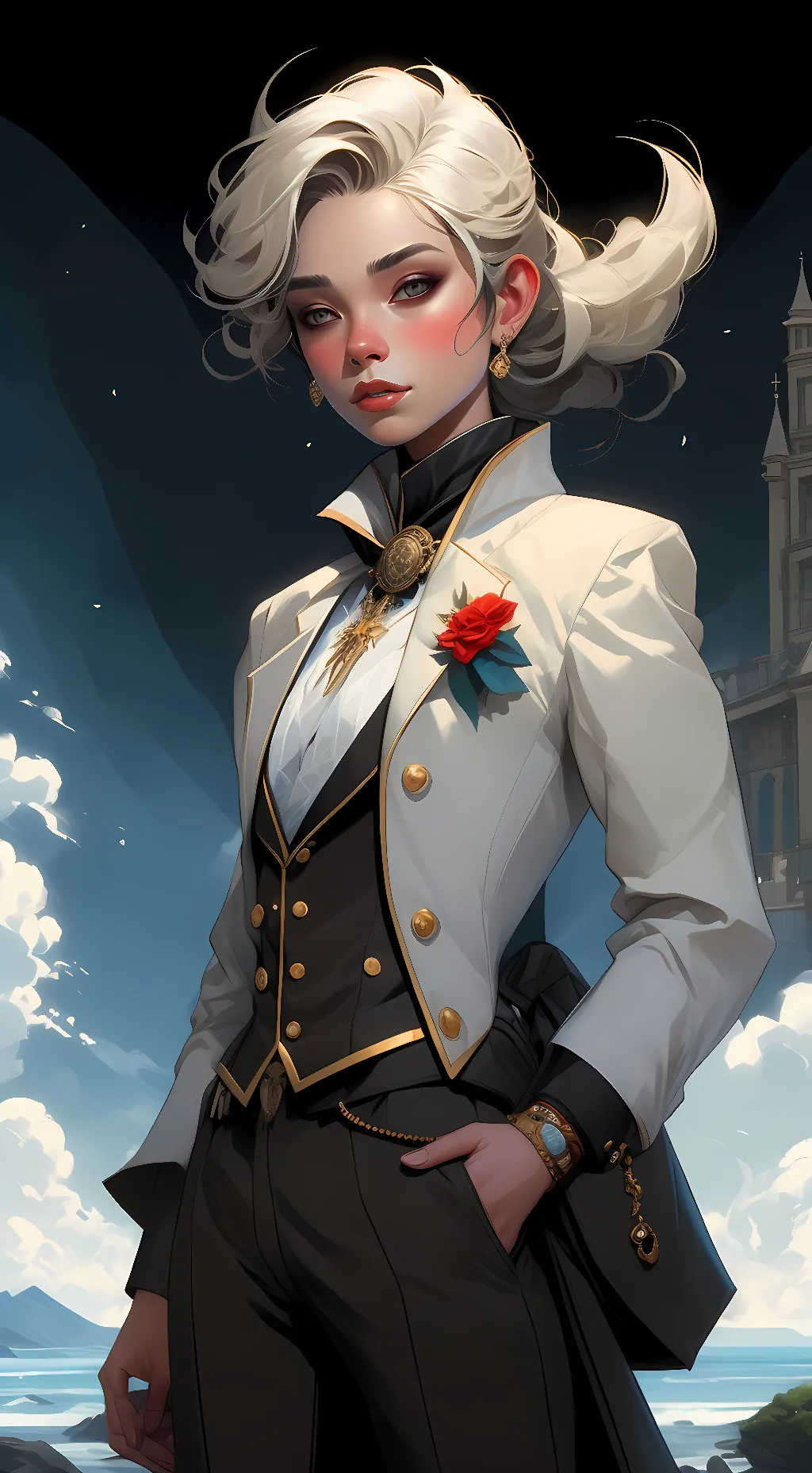 ai character: Jennifer  background