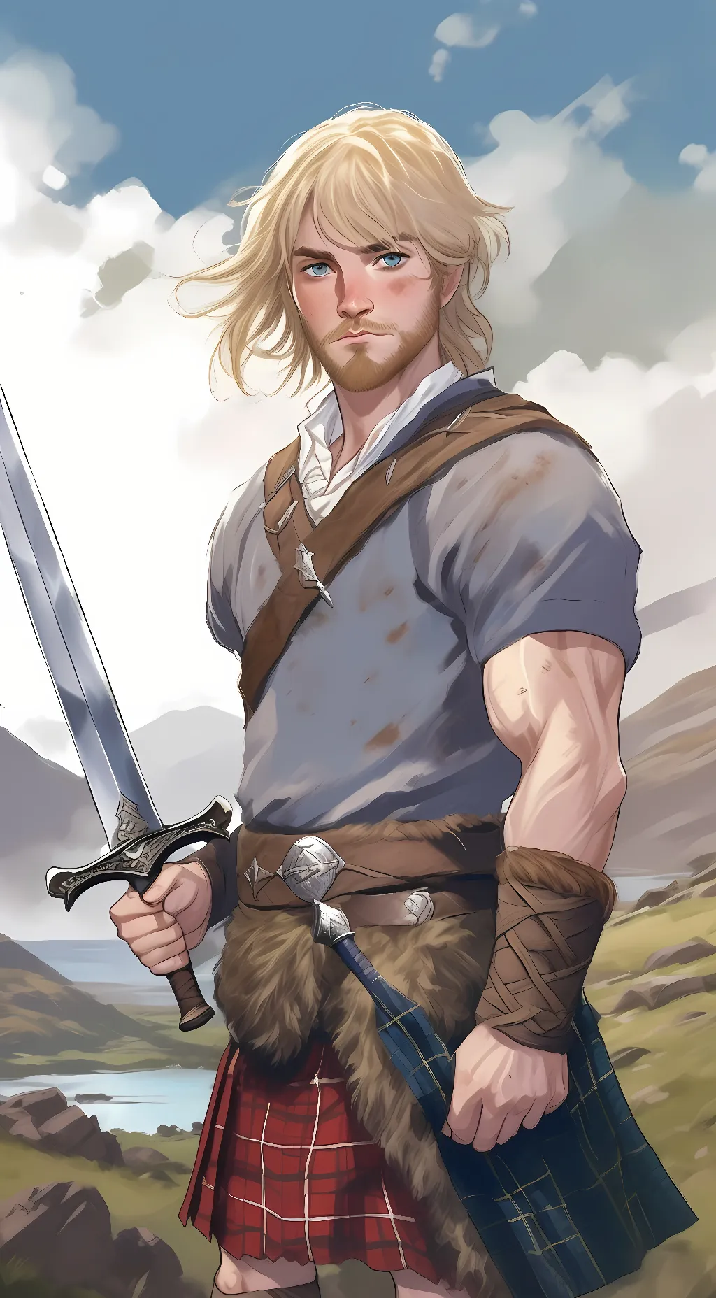 ai character: Fergus Carnegie  background