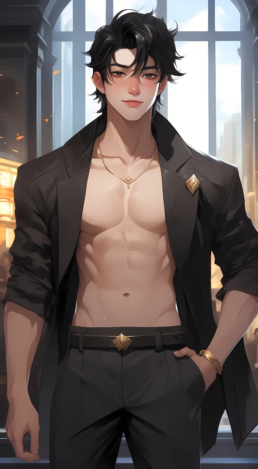 ai character: Tyler background