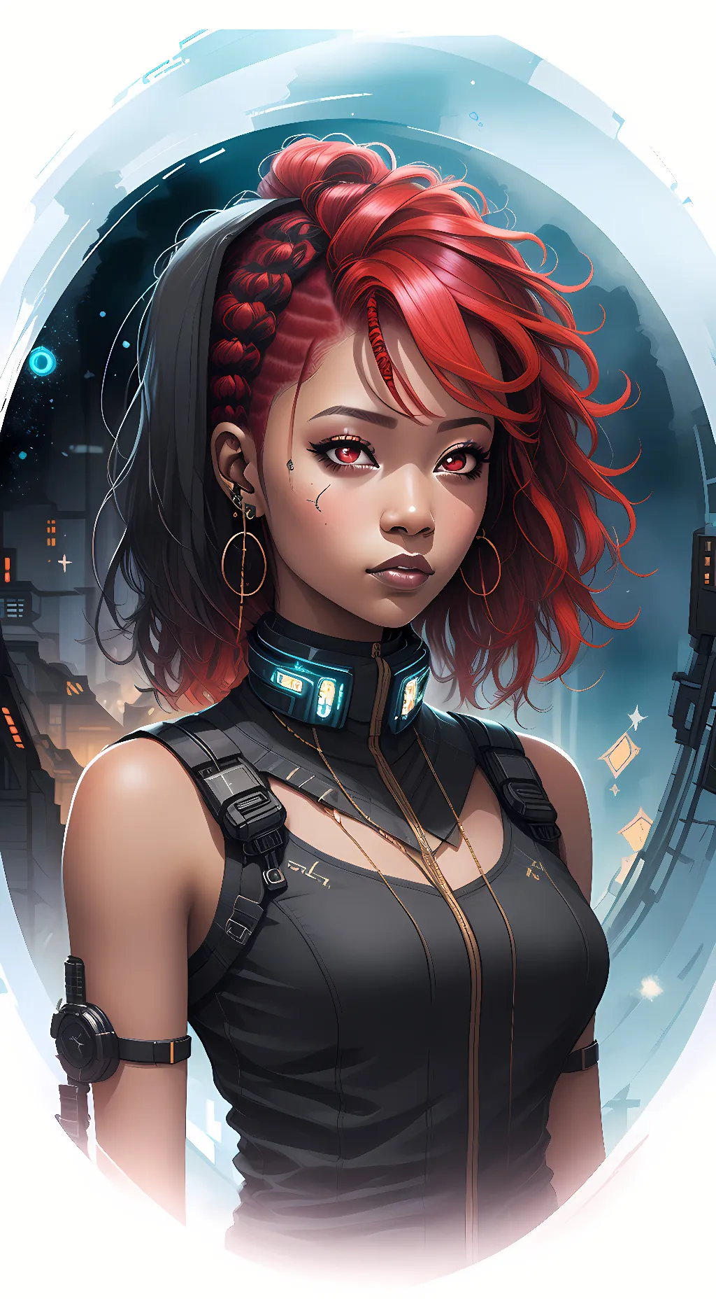 ai character: mina background