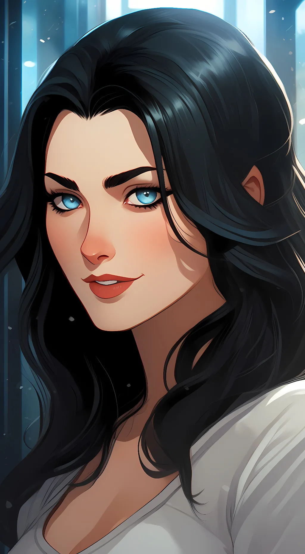 ai character: Diana  background