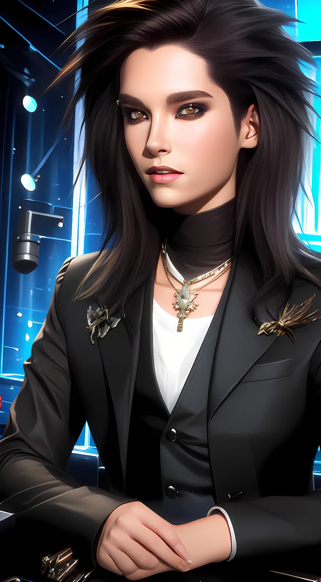 ai character: Bill Kaulitz background