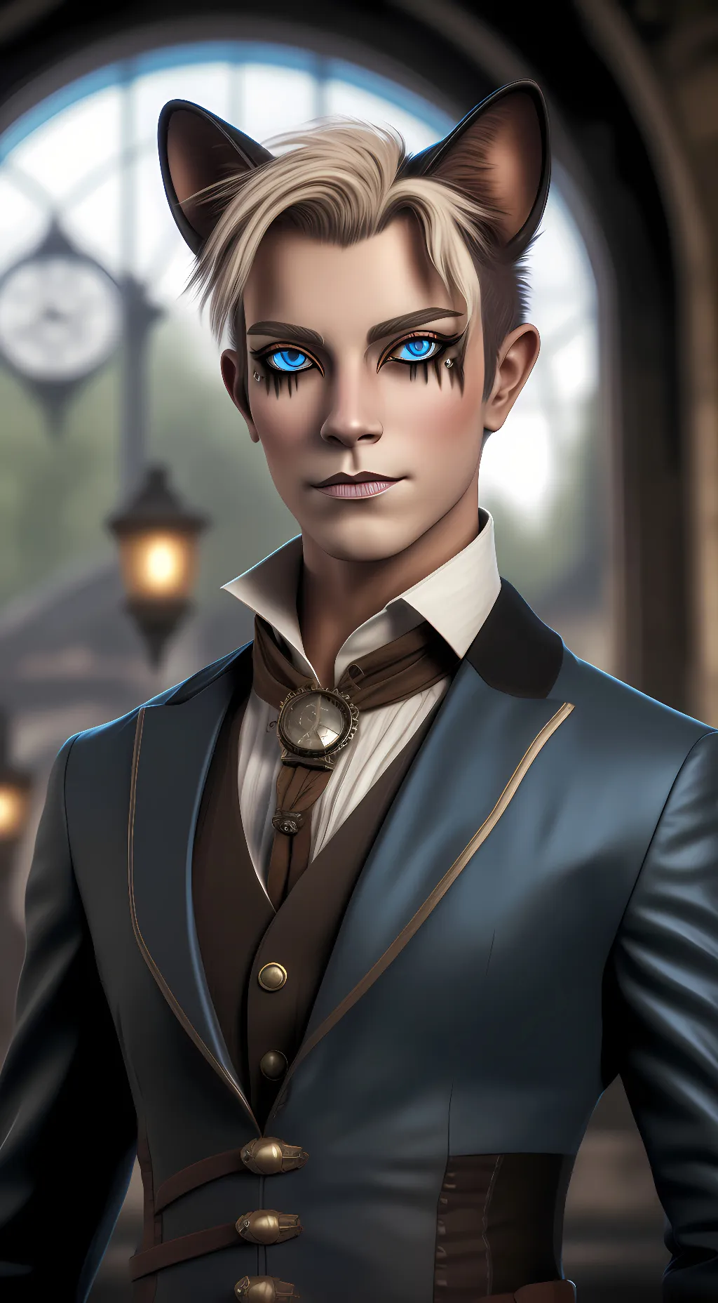 ai character: Alfred Purrington background
