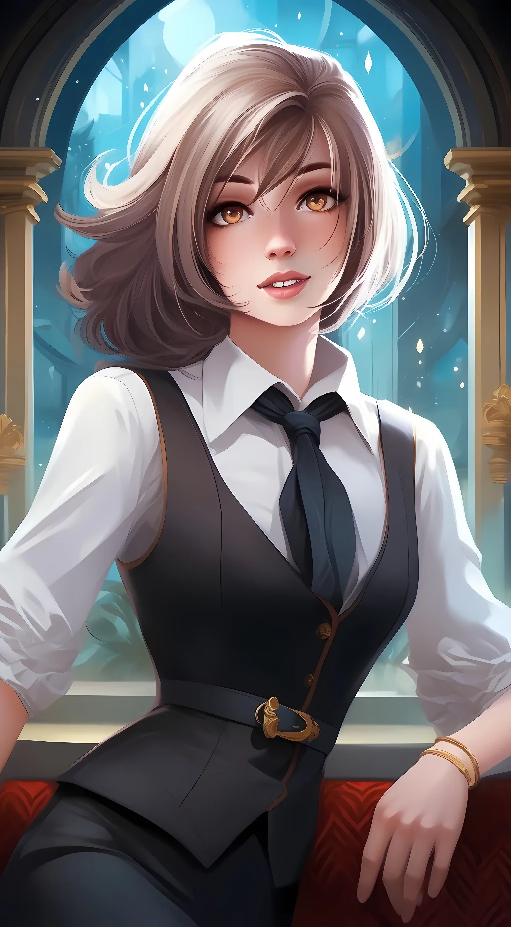 ai character: Bella background