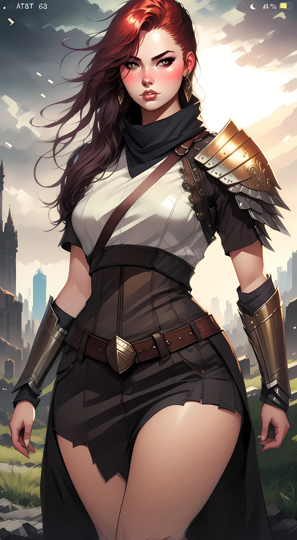 ai character: Dya  background