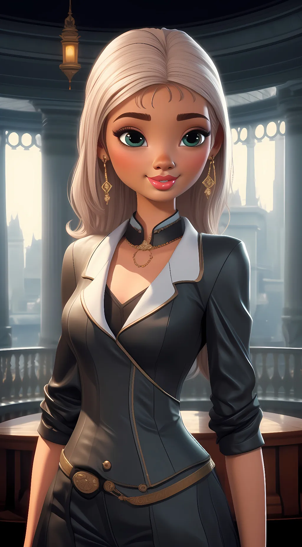 ai character: Sabrina. St. Cloud background