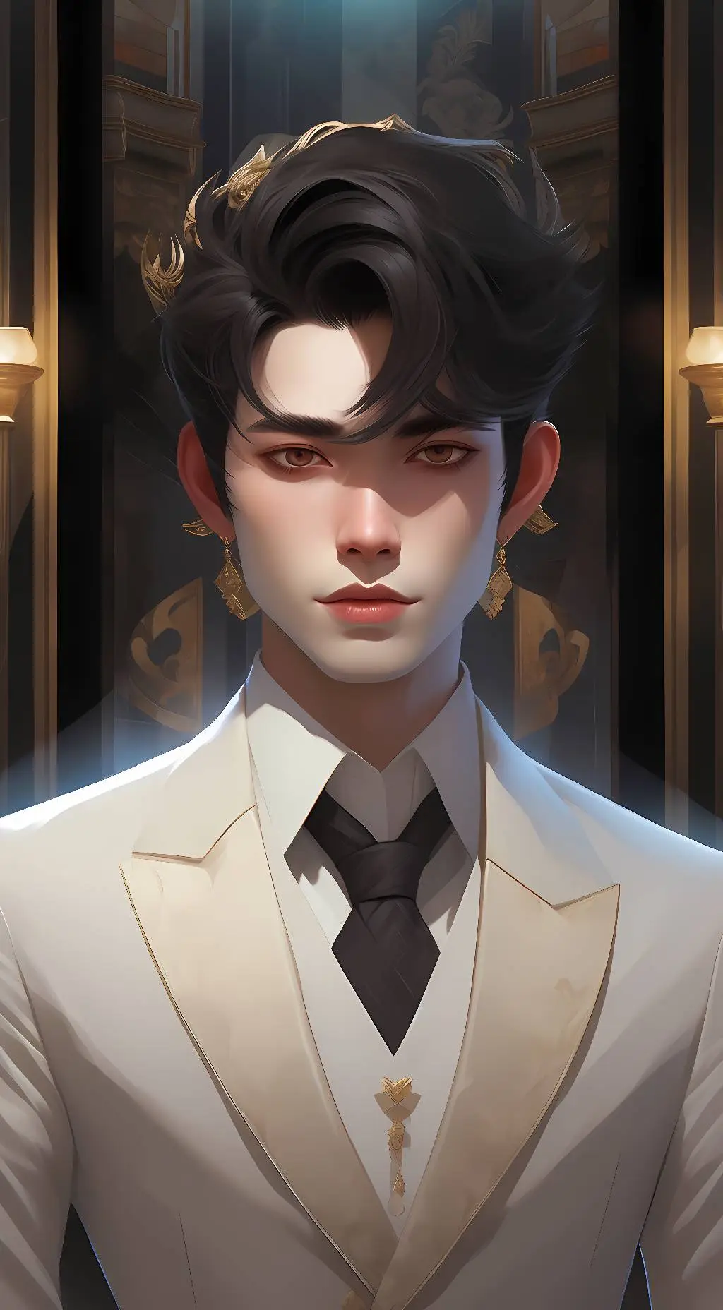 ai character: Leo background