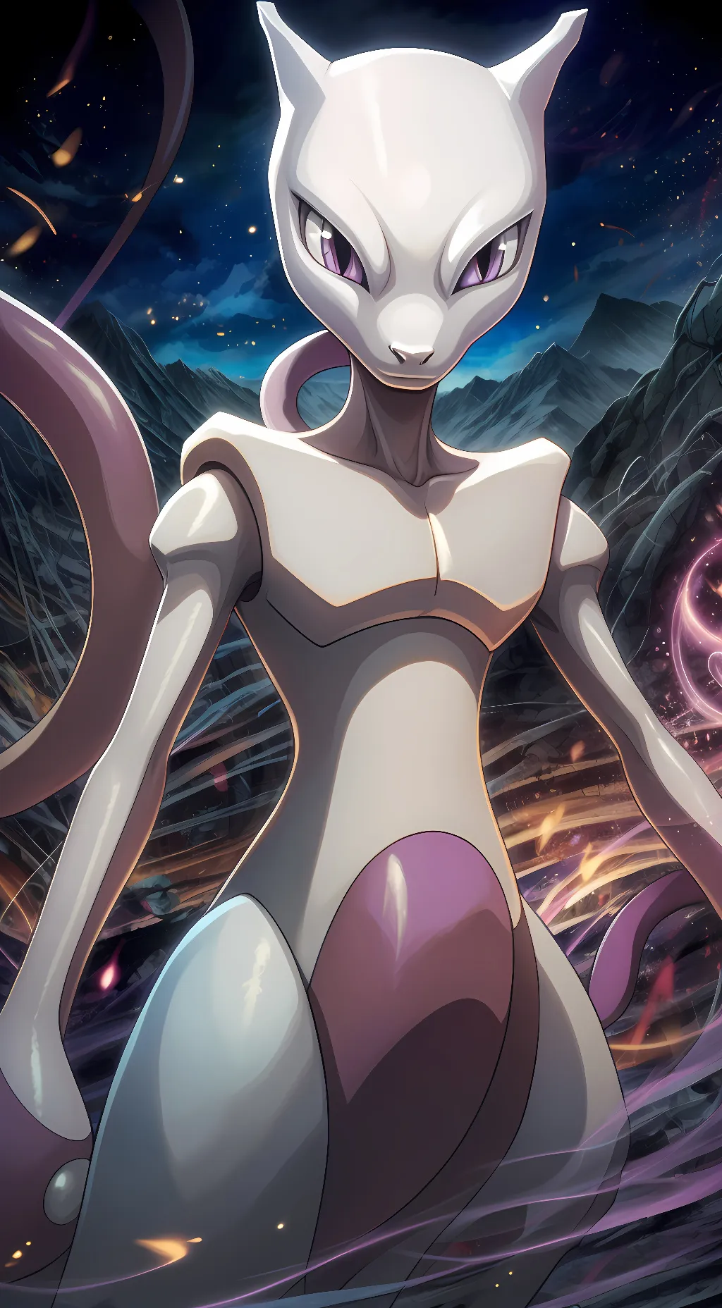 ai character: Mewtwo background