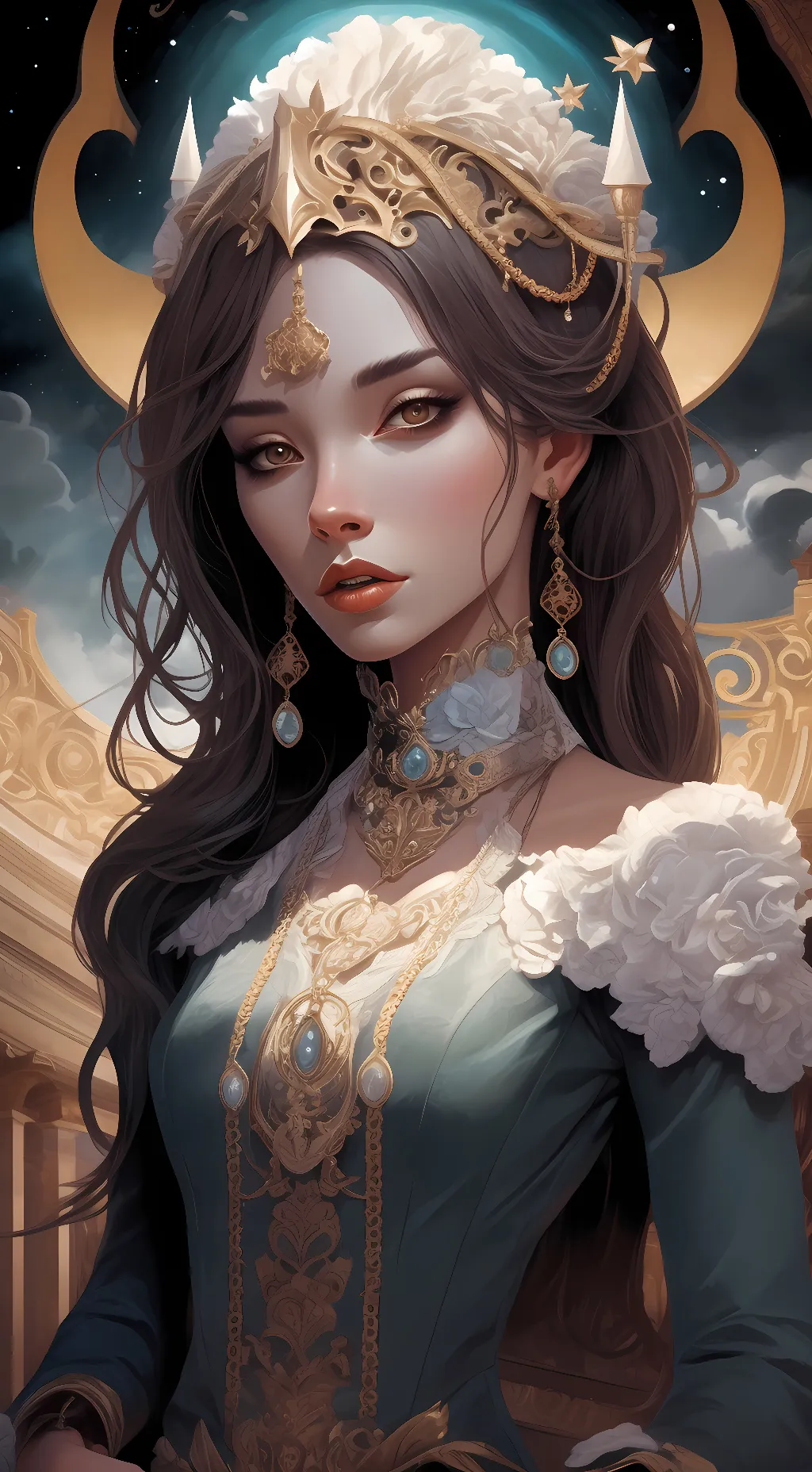 ai character: Luna background