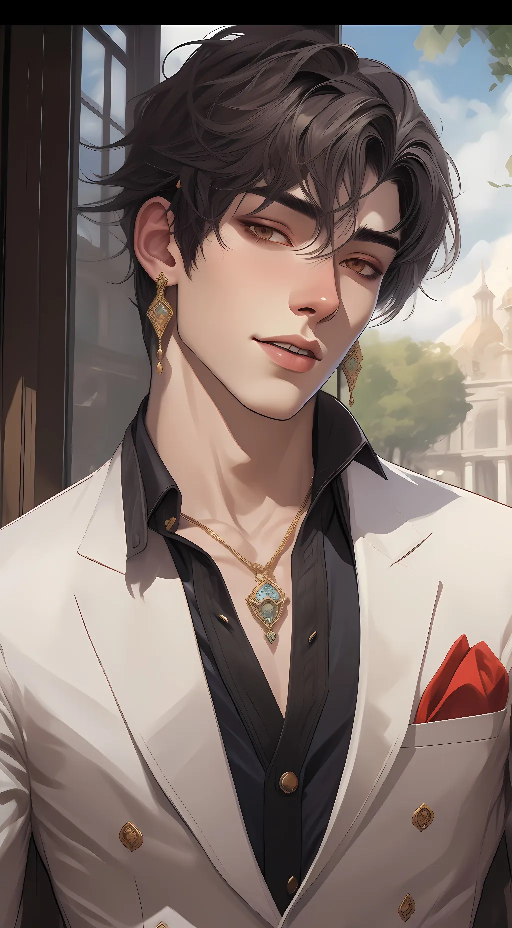 ai character: Ethan  background