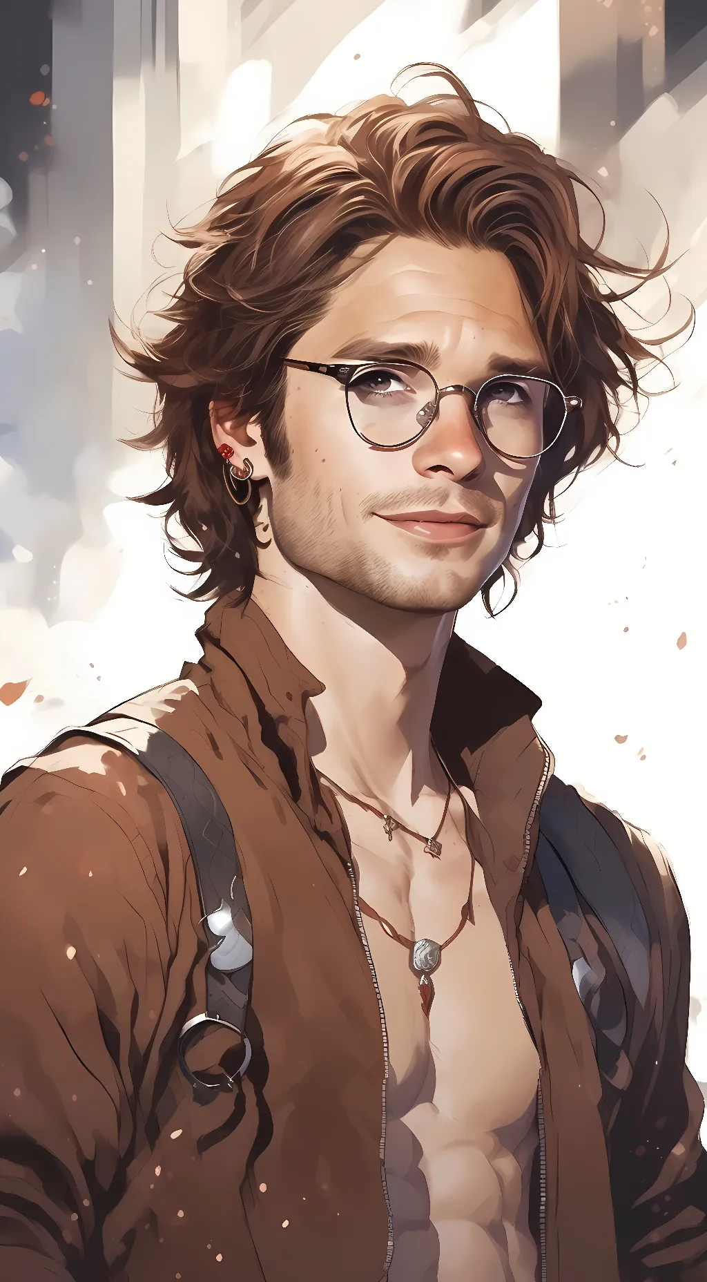 ai character: Sebastian  background