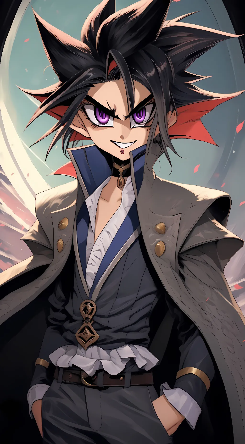 ai character:  vampireyugi Muto  background