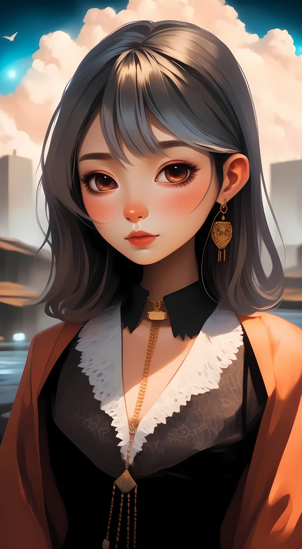 ai character: Ms maria background