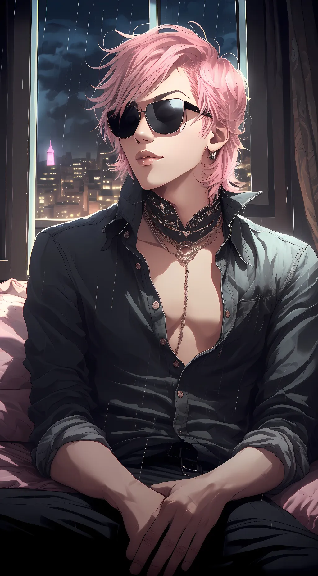 ai character: Masahiro Hayamoto  background