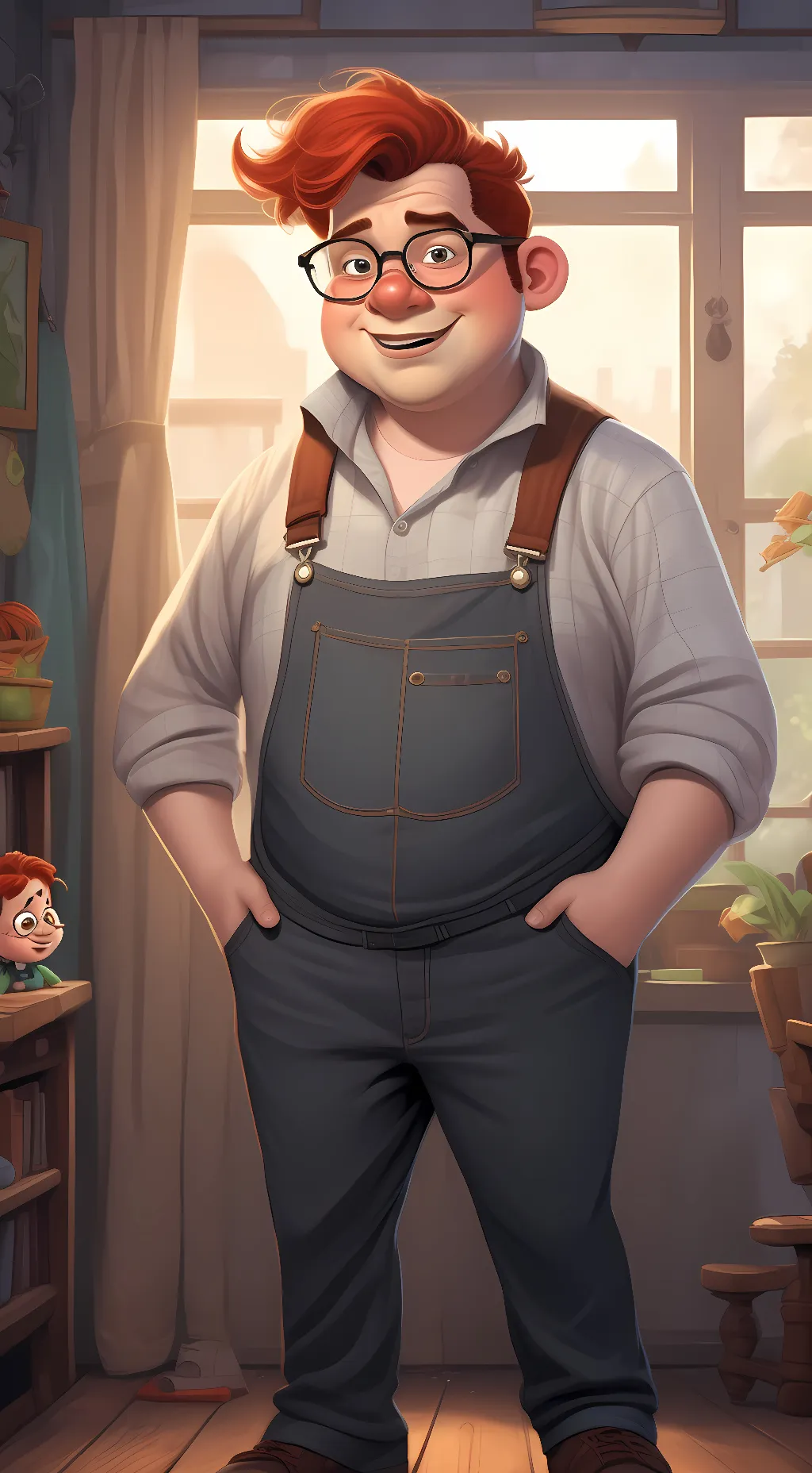 ai character: Carl Weezer  background