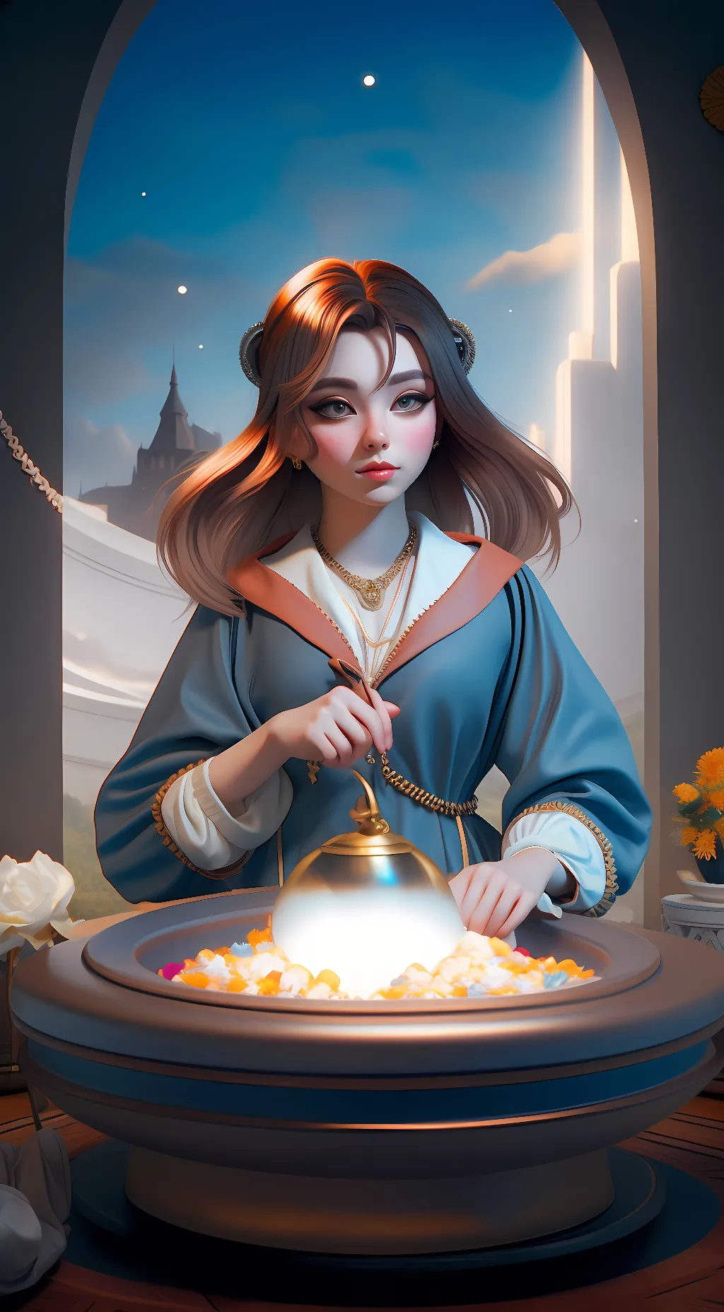 ai character: Kat background