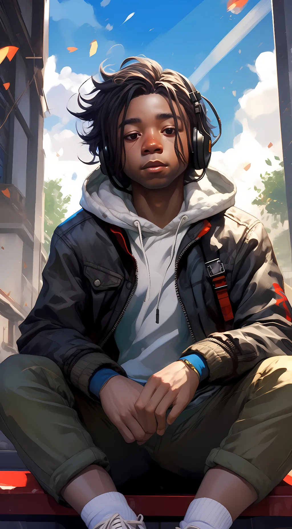 ai character: Derek  background