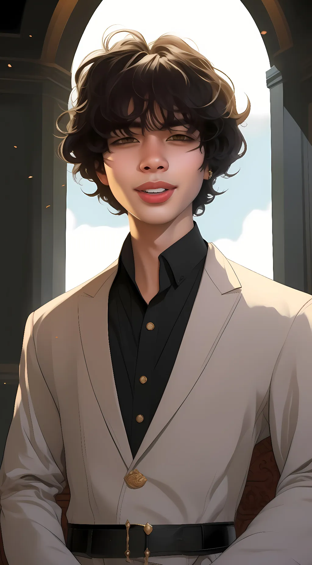 ai character: ethan  background