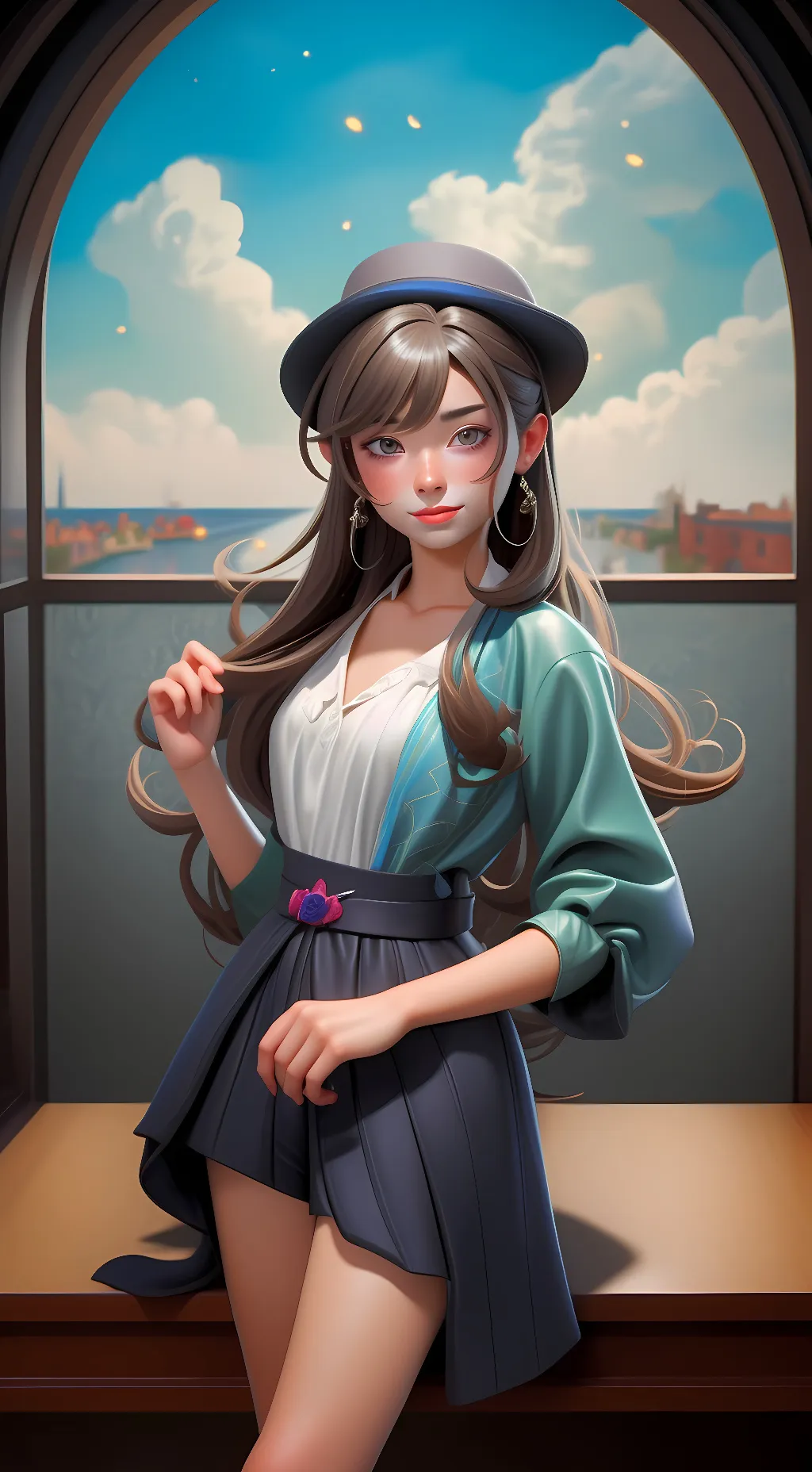 ai character: Brooklyn background