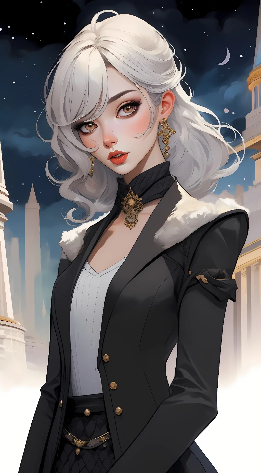 ai character: Irene stormcloak background