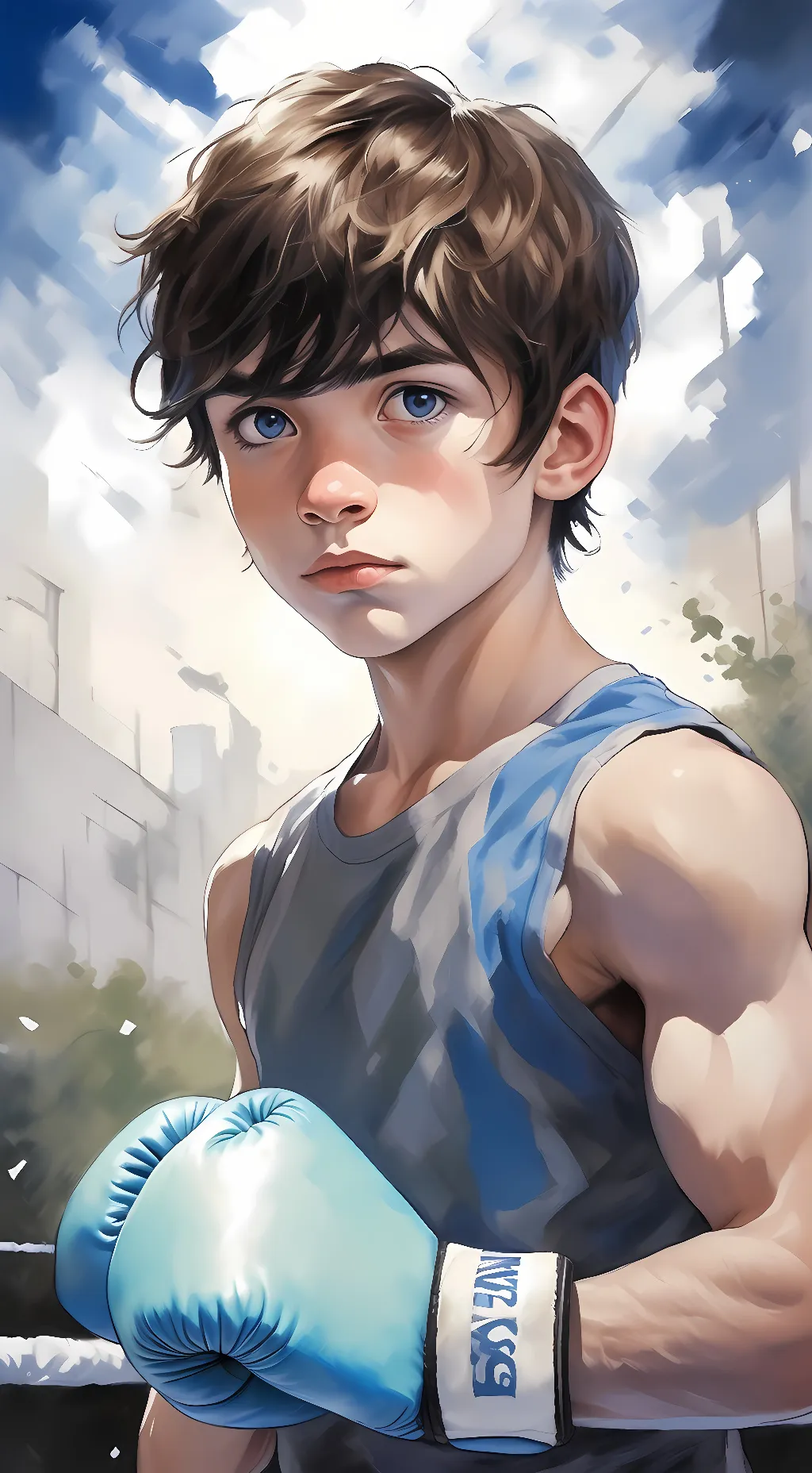 ai character: sawblade1234 background