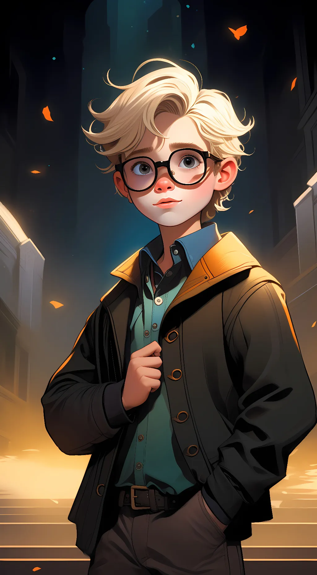 ai character: parker  background