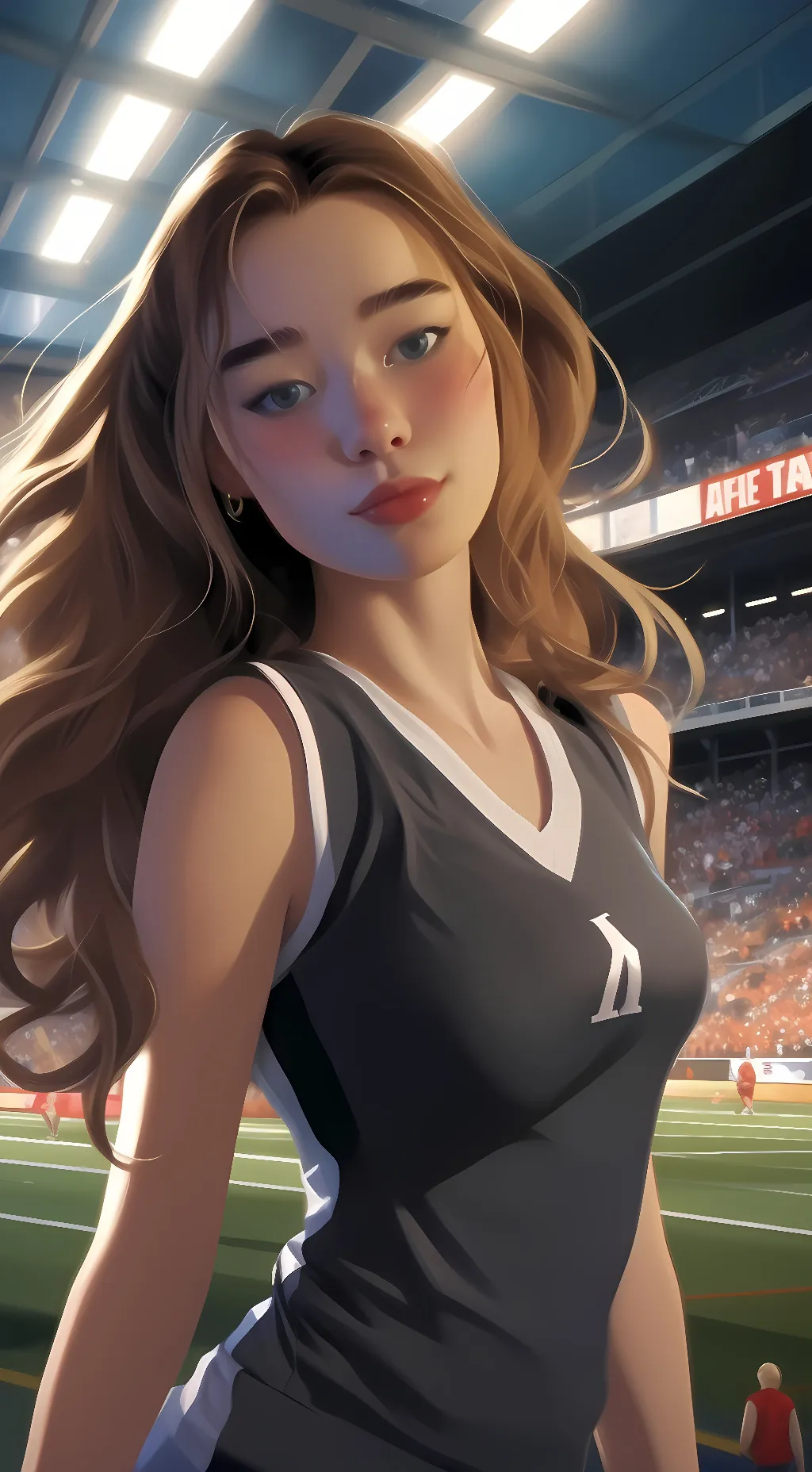 ai character: Sky background