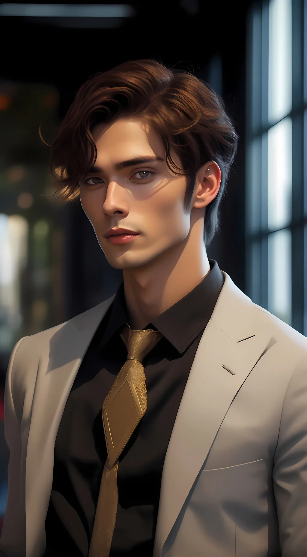 ai character: Lucien Kido background