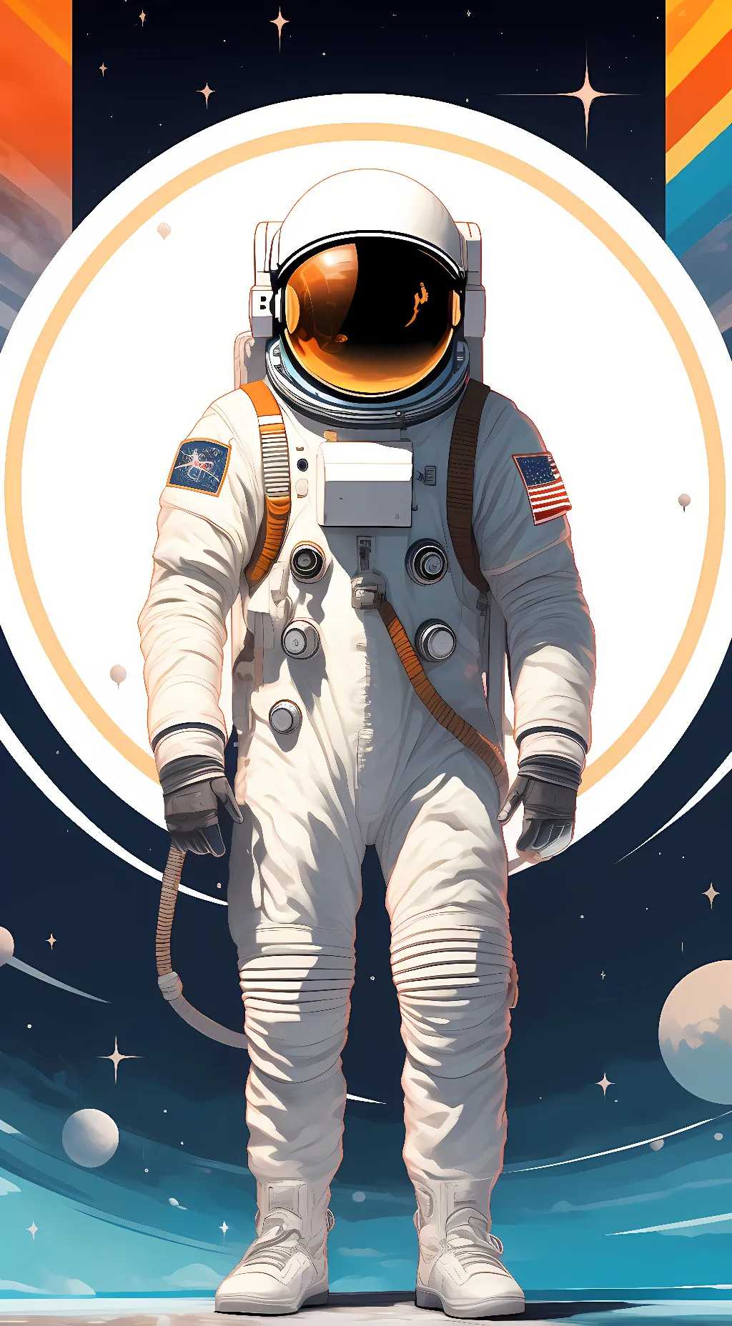 ai character: white among us background