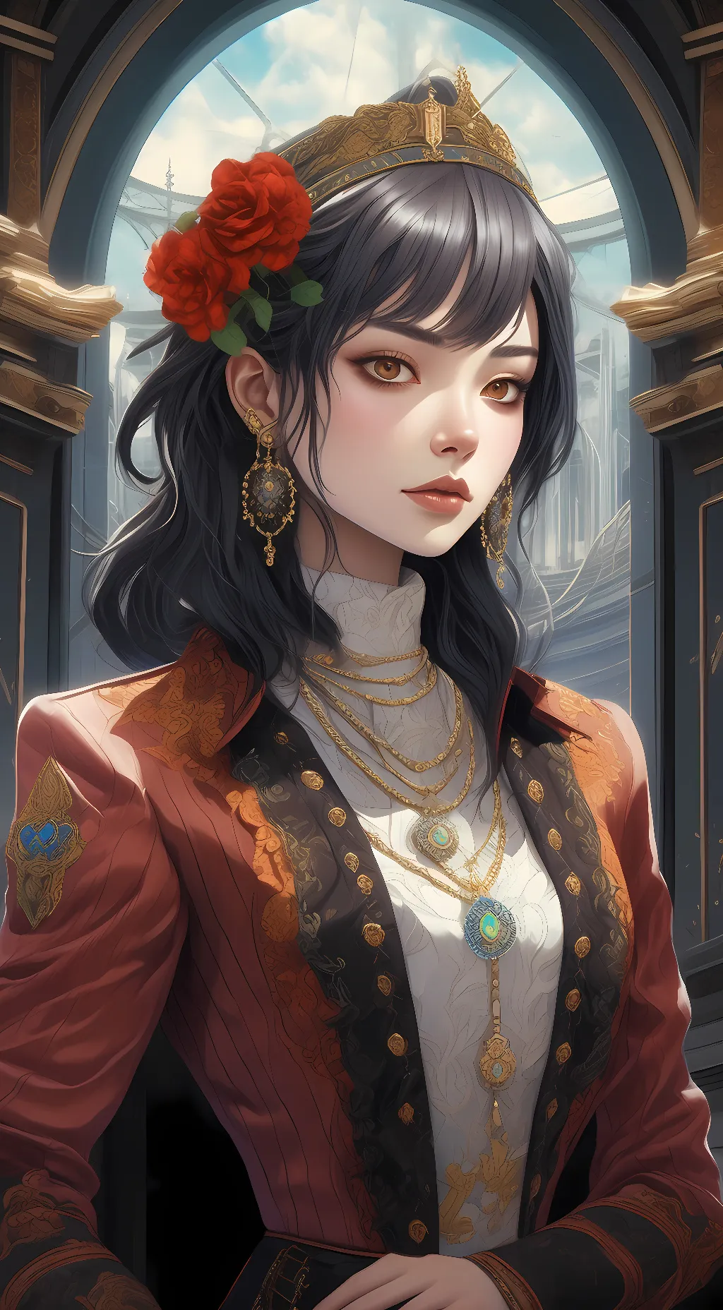 ai character: Alexandra Lee background