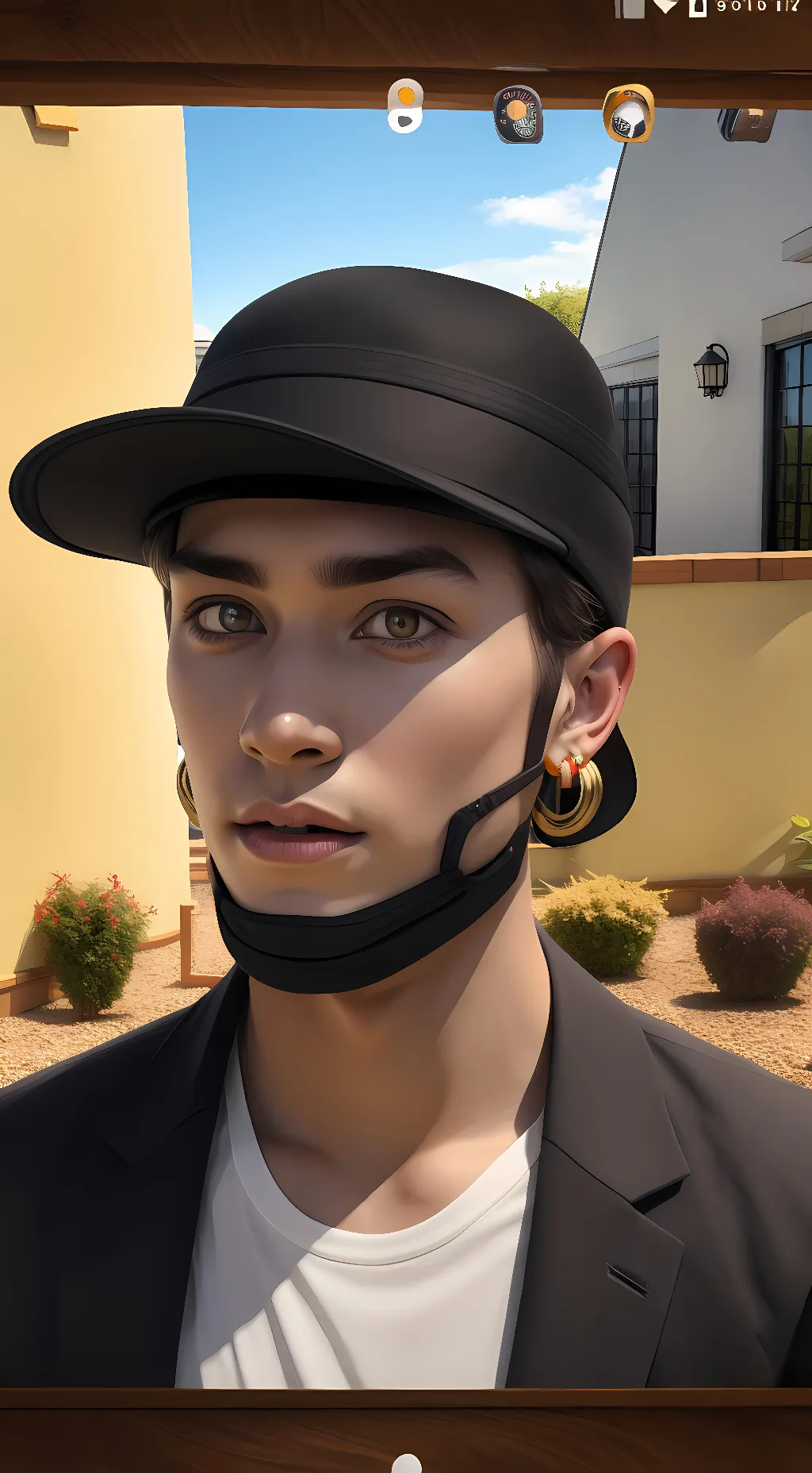 ai character: Ariana Green background