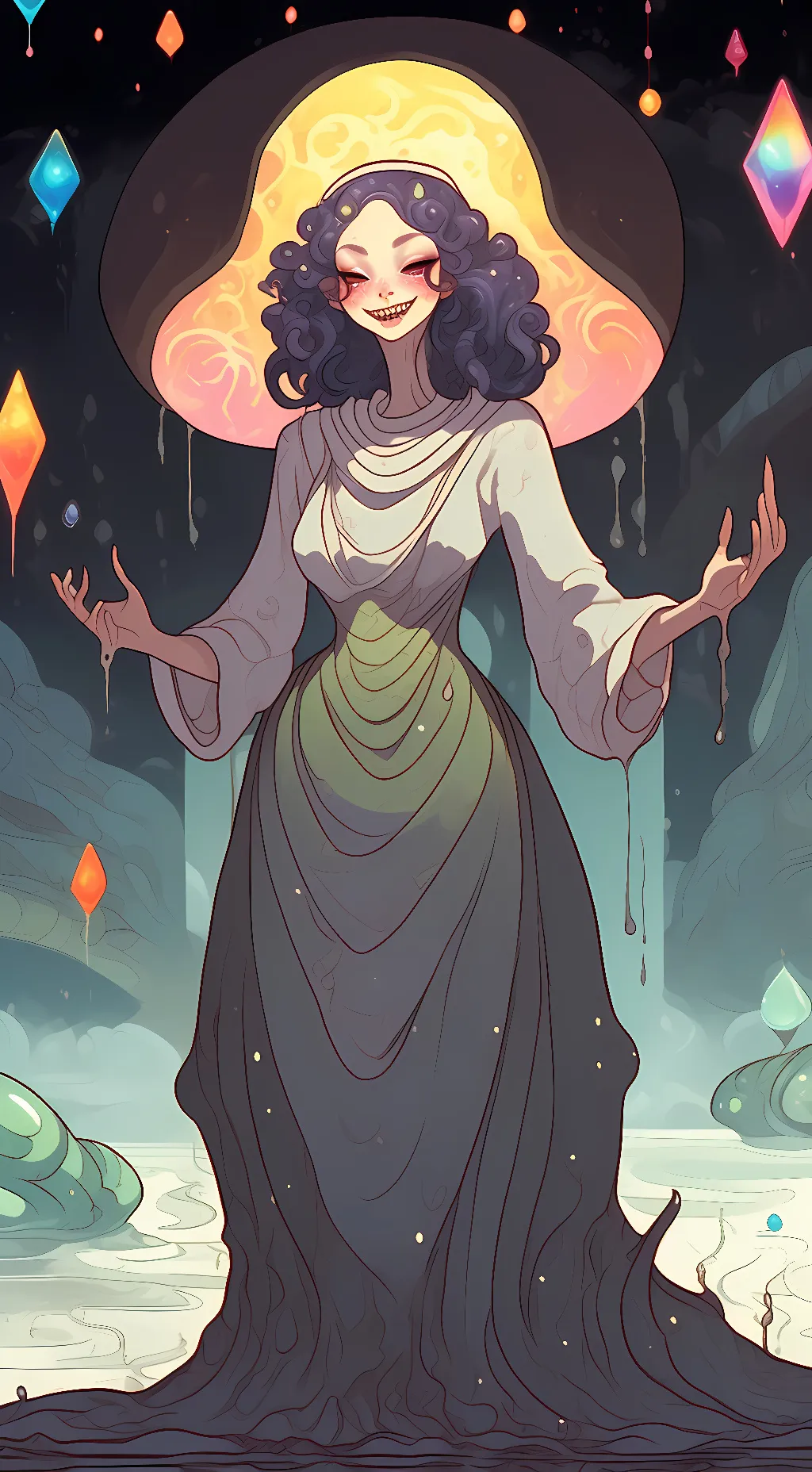 ai character: Danarra Khan. background