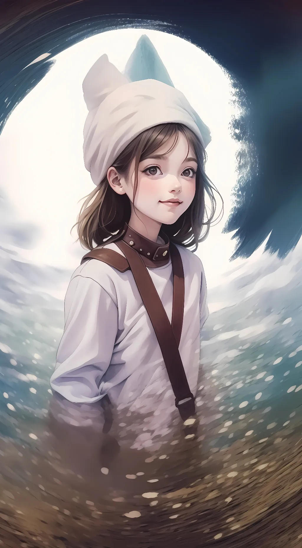 ai character: Roselee in 2023 background