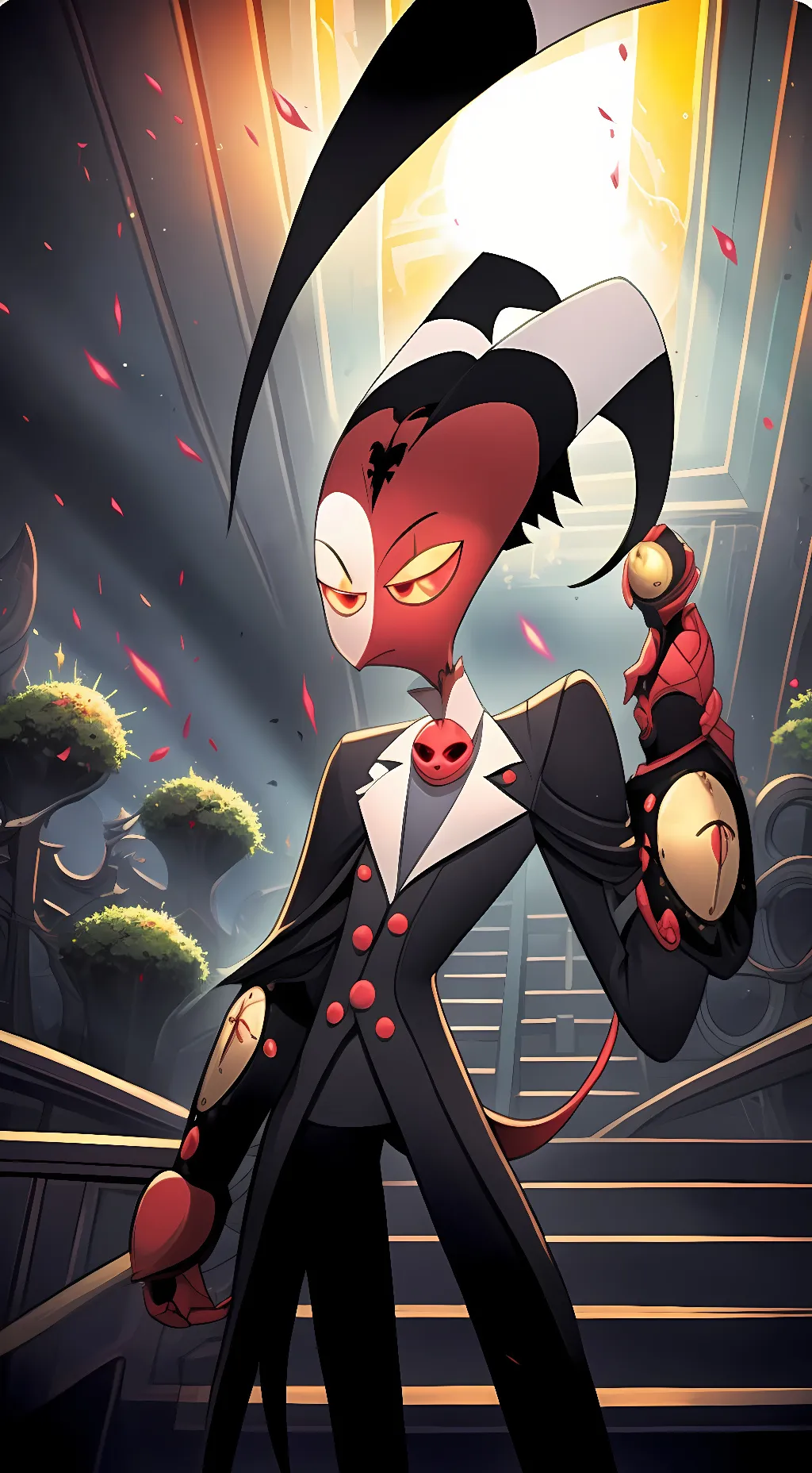 ai character: blitz background