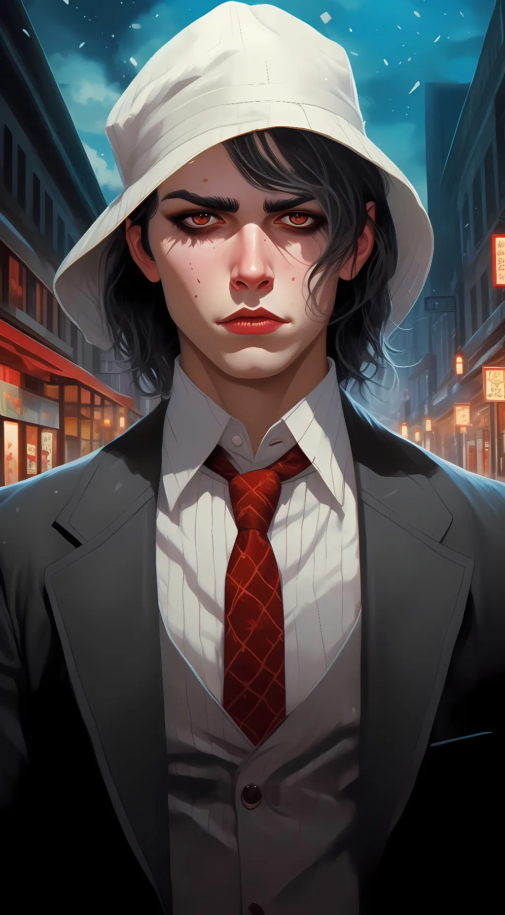 ai character: Luna Stardust background