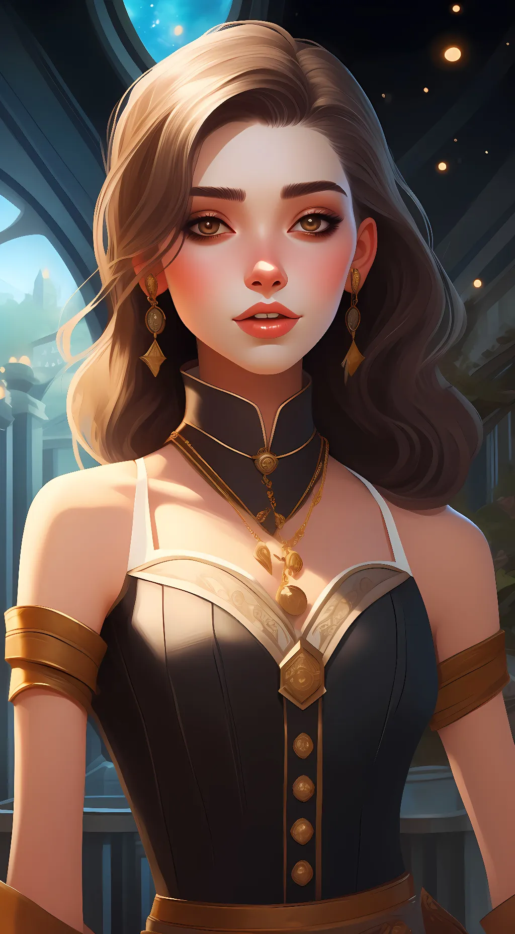 ai character: ViVi background