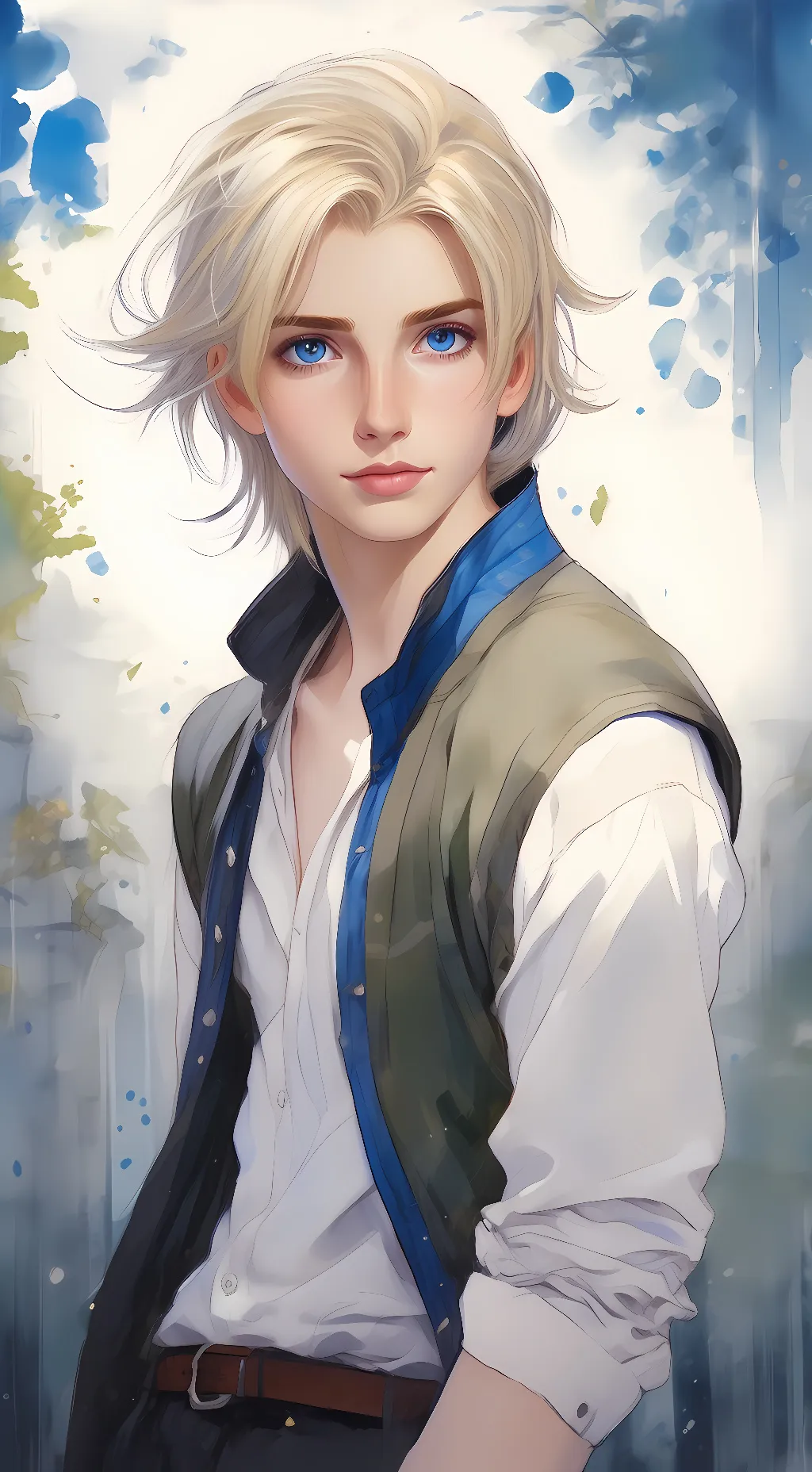 ai character: Alexander Carter background