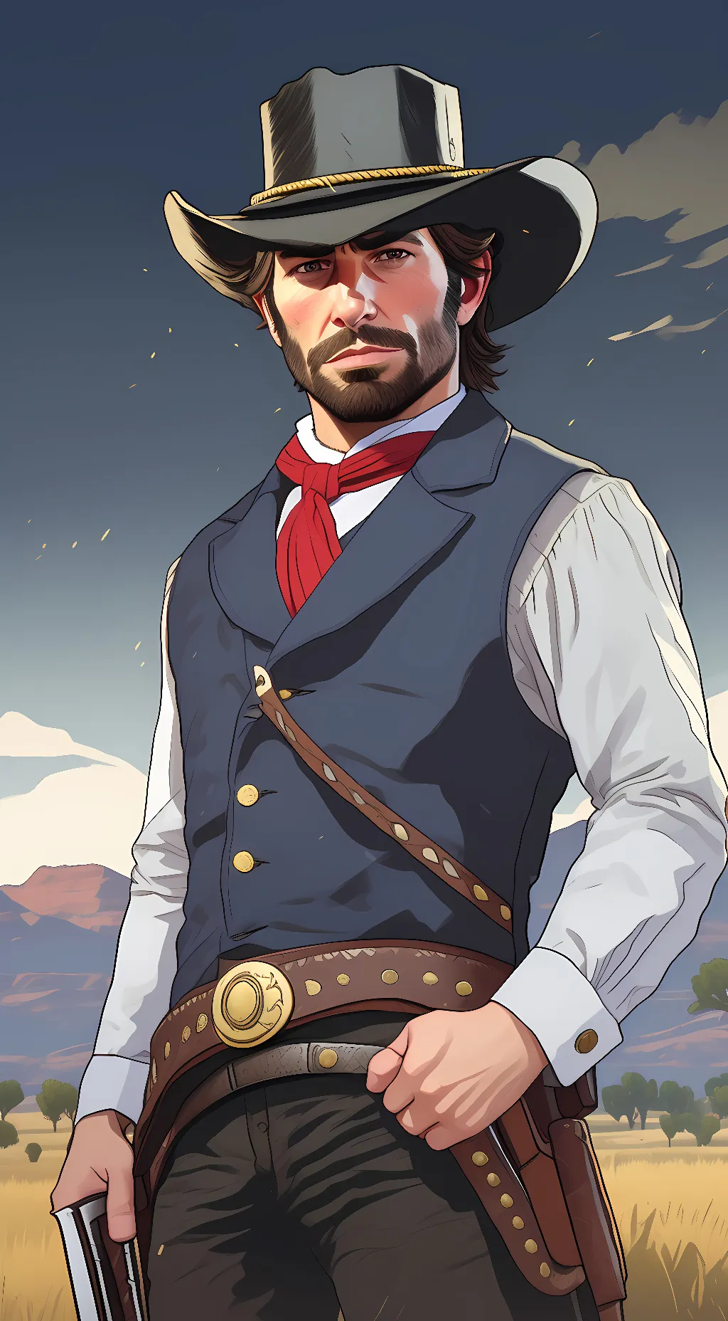 ai character: Arthur morgan background