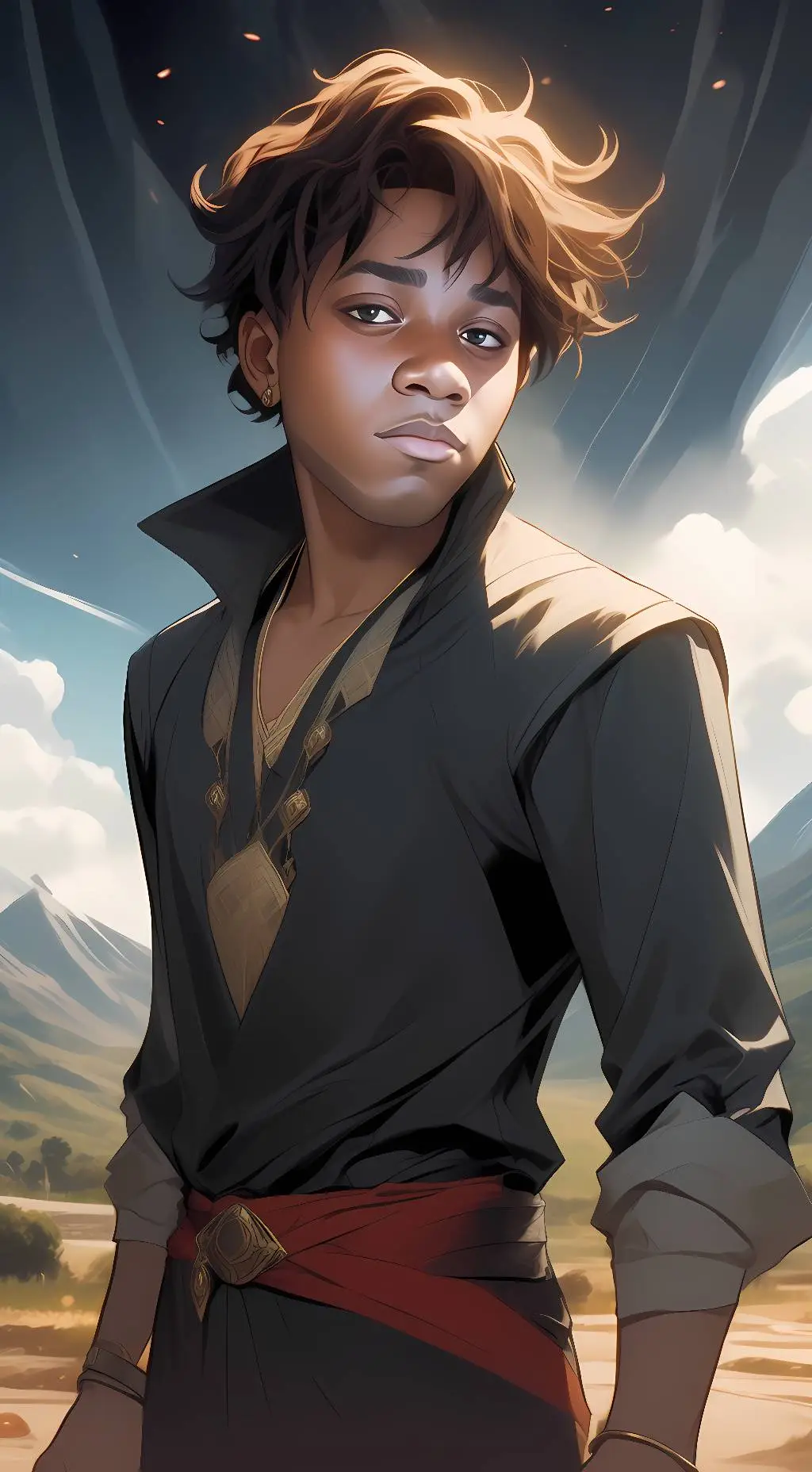 ai character: Isiah video creato background