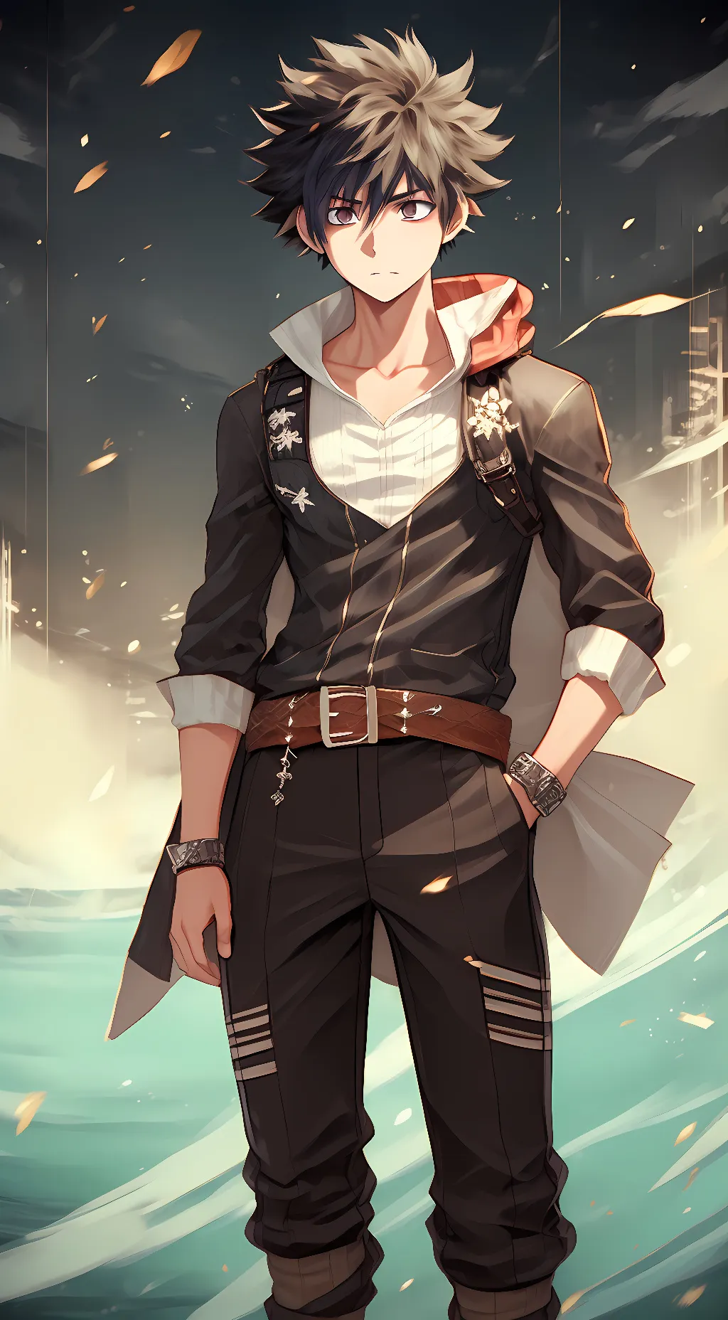 ai character: bakugo background