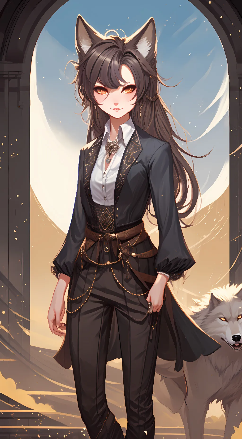 ai character: big mama Eternal background