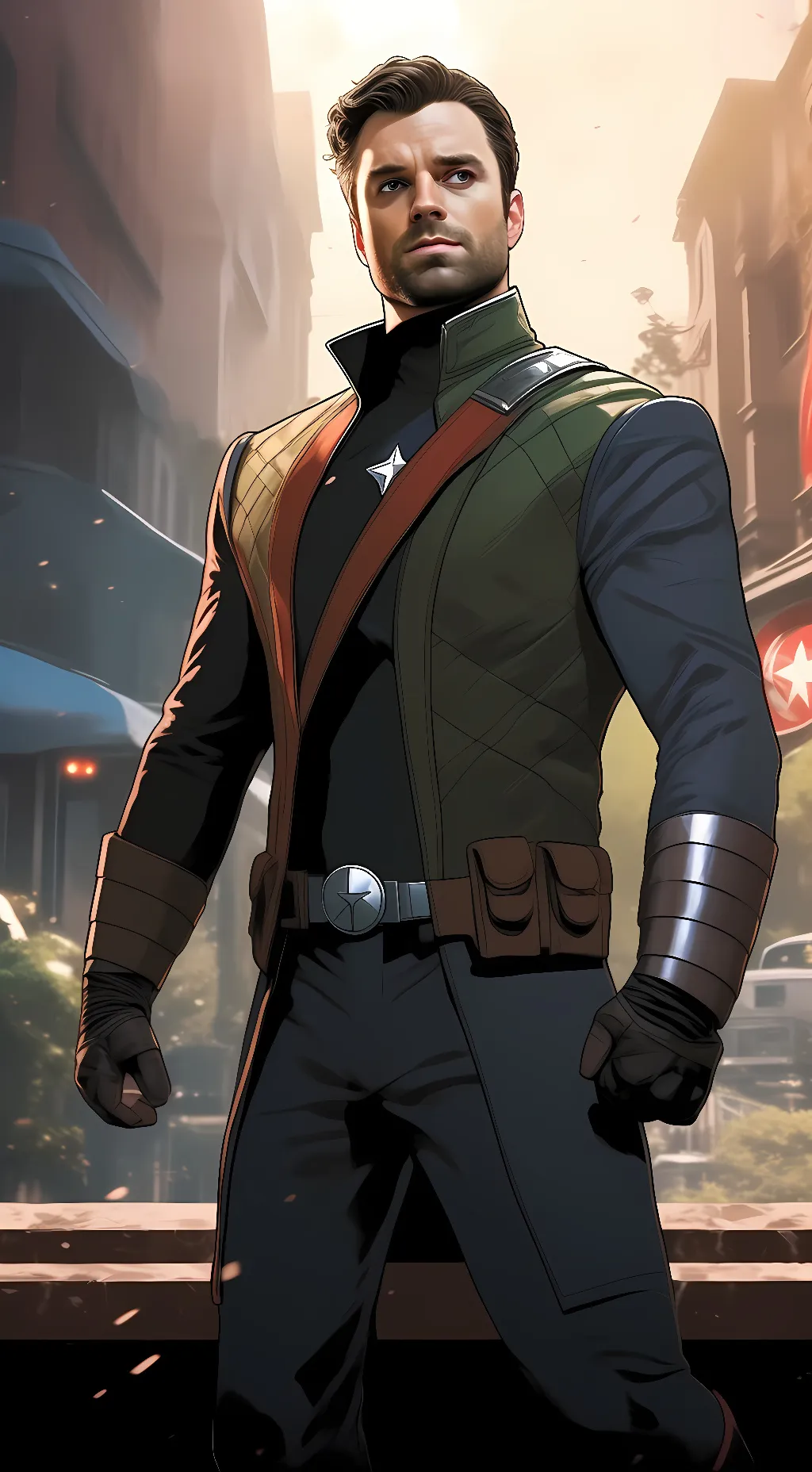 ai character: Bucky background