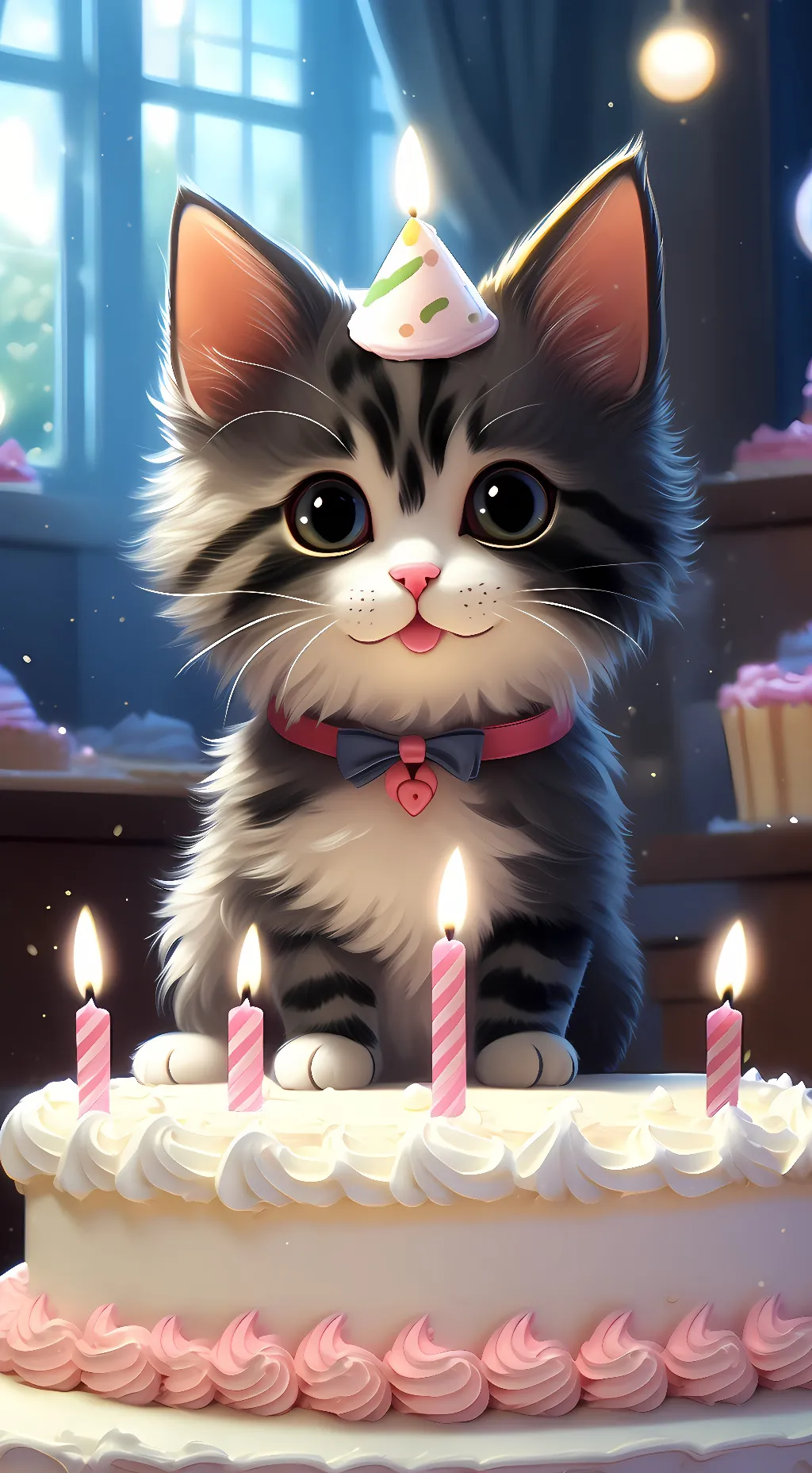 ai character: Pinkie background