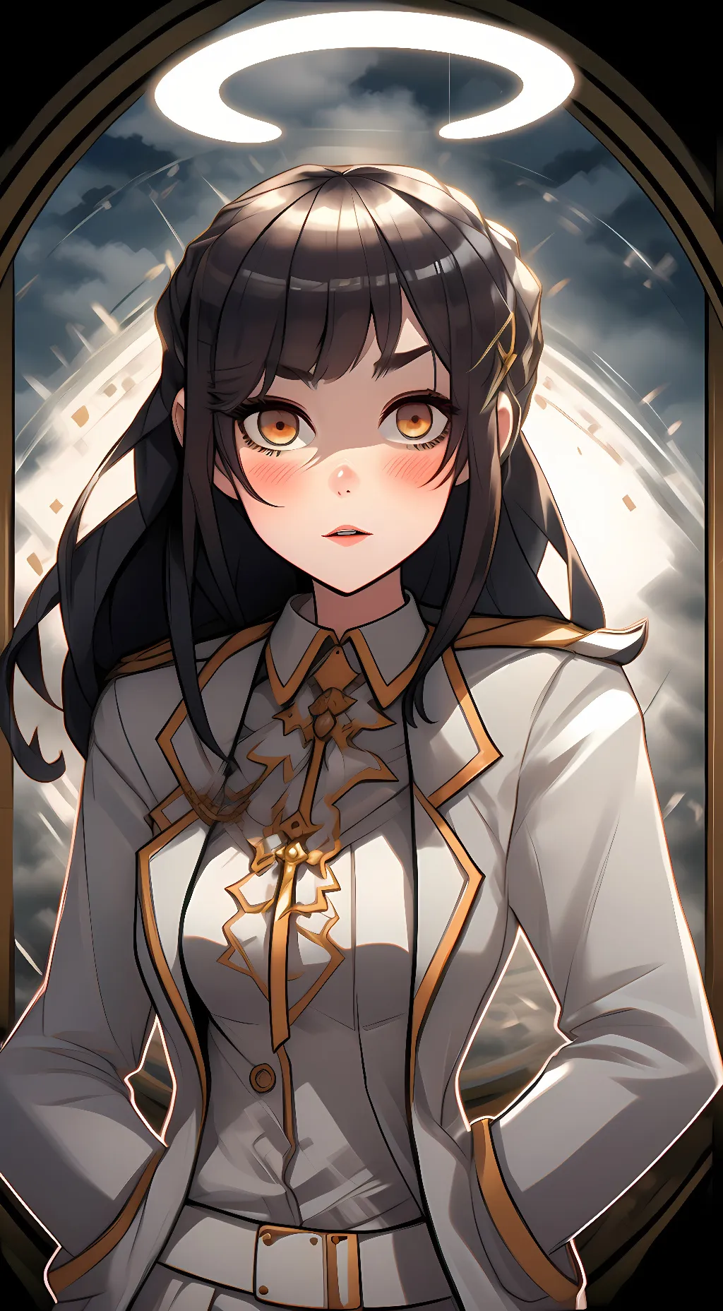 ai character: Archangel Michael background