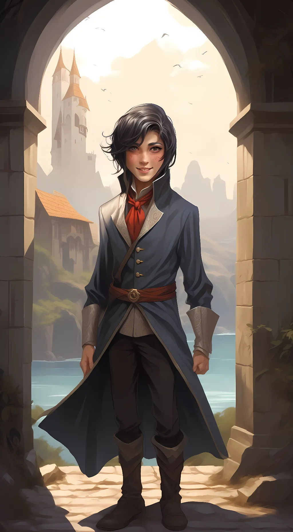 ai character: Shadow background